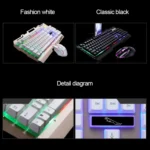 Chasing Leopard G700 USB RGB Backlight Wired Optical Gaming Mouse and Keyboard Set, Keyboard Cable Length: 1.35m, Mouse Cable Length: 1.3m - Image 11