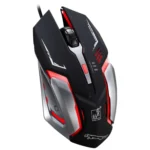 Chasing Leopard K1 USB 1600DPI Three-speed Adjustable LED Backlight Mute Wired Optical Gaming Mouse, Length: 1.3m - Image 4