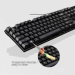 Chasing Leopard Q17 104 Keys USB Wired Suspension Gaming Office Keyboard + Wired Symmetrical Mouse Set, Keyboard Cable Length: 1.4m, Mouse Cable Length: 1.3m - Image 6