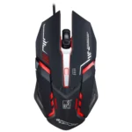 Chasing Leopard V17 USB 2400DPI Four-speed Adjustable Line Pattern Wired Optical Gaming Mouse with LED Breathing Light, Length: 1.45m