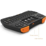 VIBOTON i8 Plus Updated 2.4GHz QWERT Mini Wireless Keyboard with Touchpad for TV Box, Mi Box, Computer, Tablet, Laptop and Projector(Black) - Image 3