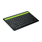 B908 Ultra-slim 78 Keys Bluetooth Wireless Keyboard with Concave Mobile Phone Holder - Image 3