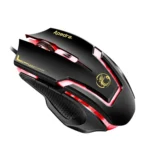 Apedra iMICE A9 High Precision Gaming Mouse LED four color controlled breathing light USB 6 Buttons 3200 DPI Wired Optical Gaming Mouse for Computer PC Laptop - Image 4