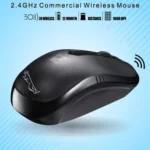 ZGB 101B 2.4GHz 1600 DPI Professional Commercial Wireless Optical Mouse Mute Silent Click Mini Noiseless Mice for Laptop, PC, Wireless Distance: 30m - Image 5