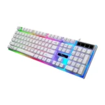 ZGB G21 104 Keys USB Wired Mechanical Feel Colorful Backlight Office Computer Keyboard Gaming Keyboard - Image 2