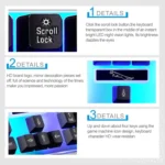 ZGB G21 104 Keys USB Wired Mechanical Feel Colorful Backlight Office Computer Keyboard Gaming Keyboard - Image 7