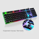 ZGB G21 1600 DPI Professional Wired Colorful Backlight Mechanical Feel Suspension Keyboard + Optical Mouse Kit for Laptop, PC - Image 5