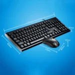Chasing Leopard Q9 1600 DPI Professional Wired Grid Texture Gaming Office Keyboard + Optical Mouse Kit - Image 10