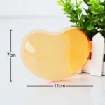 MONTIAN 2 PCS Transparent Silicone Bracer Heart-shaped Mouse Wrist Supporter, Random Color Delivery - Image 4