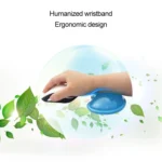 MONTIAN 2 PCS Transparent Silicone Bracer Heart-shaped Mouse Wrist Supporter, Random Color Delivery - Image 5