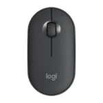 Logitech Pebble Cobblestone Shape Thin 3-keys 1000DPI Mute Wireless Bluetooth Optical Mouse, Wireless Range: 10m - Image 2