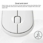 Logitech Pebble Cobblestone Shape Thin 3-keys 1000DPI Mute Wireless Bluetooth Optical Mouse, Wireless Range: 10m - Image 7