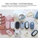 Logitech Pebble Cobblestone Shape Thin 3-keys 1000DPI Mute Wireless Bluetooth Optical Mouse, Wireless Range: 10m - Image 9