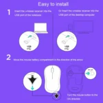 Logitech M186 Wireless Mouse Office Power Saving USB Laptop Desktop Computer Universal - Image 7