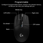 Logitech G304 LIGHTSPEED 12000 DPI 6 Programmable Buttons HERO Sensor Wireless Gaming Mouse - Image 4