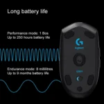 Logitech G304 LIGHTSPEED 12000 DPI 6 Programmable Buttons HERO Sensor Wireless Gaming Mouse - Image 5
