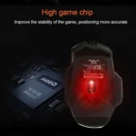 AULA Series SoulKiller II Colourful Light 7D Optical Competitive USB Wired Game Mouse, Maximum Resolution of 3500 DPI(Black) - Image 5