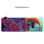 Computer Monster Pattern Illuminated Mouse Pad, Size: 90 x 30 x 0.4cm - Image 2