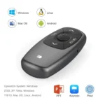 Doosl DSIT011 2.4GHz Mini Rechargeable PowerPoint Presentation Remote Control, Control Distance: 100m(Black) - Image 7
