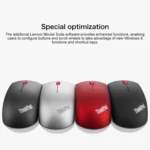 Lenovo ThinkPad Office Blue-ray Wireless Frosted Mouse - Image 4