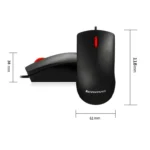 Lenovo M120 Pro Fashion Office Red Dot Wired Mouse - Image 3