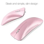 HXSJ T23F Bluetooth + 2.4GHz Wireless Dual Modes 4-Keys 1600 DPI Adjustable Ergonomics Optical Mouse - Image 11