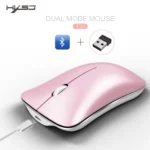 HXSJ T23F Bluetooth + 2.4GHz Wireless Dual Modes 4-Keys 1600 DPI Adjustable Ergonomics Optical Mouse - Image 4