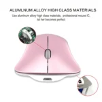 HXSJ T23F Bluetooth + 2.4GHz Wireless Dual Modes 4-Keys 1600 DPI Adjustable Ergonomics Optical Mouse - Image 10