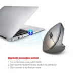 HXSJ T29 Bluetooth 3.0 Wireless Bluetooth 6-Keys 2400 DPI Adjustable Ergonomics Optical Vertical Mouse - Image 9
