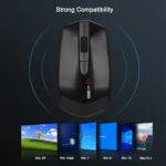 MCSaite MC-369AG USB-C / Type-C 1600DPI Three-speed Adjustable 4-button Wireless Optical Mouse - Image 8