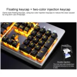 YINDIAO K002 USB Wired Mechanical Feel RGB Backlight Keyboard + Optical Mouse + Headset Set - Image 4