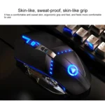 YINDIAO K002 USB Wired Mechanical Feel Sound Control RGB Backlight Keyboard + Optical Silent Mouse + Headset Set - Image 7