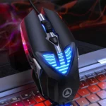 YINDIAO G4 3200DPI 4-modes Adjustable 7-keys RGB Light Programmable Wired Gaming Mouse