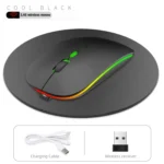 HXSJ M40 4 Key 2.4G Colorful Wireless Silent Mouse - Image 3