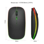HXSJ M40 4 Key 2.4G Colorful Wireless Silent Mouse - Image 6