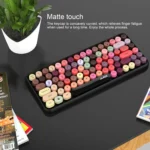 Ajazz 308I Tablet Mobile Phone Computer Household Office Wireless Keyboard - Image 6