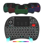 Rii X8 RT716 2.4GHz Mini Wireless QWERTY 71 Keys Keyboard, 2.5 inch Touchpad Combo with Backlight(Black) - Image 6