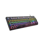 YINDIAO Electroplating Punk Mixed Light USB Mechanical Gaming Wired Keyboard, Tea Shaft - Image 2