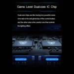 AULA F2088 108 Keys Mixed Light Plating Punk Mechanical Blue Switch Wired USB Gaming Keyboard with Metal Button - Image 10