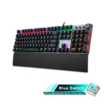 AULA F2088 108 Keys Mixed Light Mechanical Blue Switch Wired USB Gaming Keyboard with Metal Button - Image 2