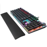 AULA F2088 108 Keys Mixed Light Mechanical Blue Switch Wired USB Gaming Keyboard with Metal Button - Image 3