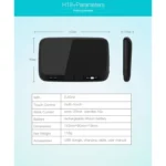 H18+ 2.4GHz Mini Wireless Keyboard Full Touchpad with 3-Level Adjustable Backlight(Black) - Image 13