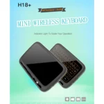H18+ 2.4GHz Mini Wireless Keyboard Full Touchpad with 3-Level Adjustable Backlight(Black) - Image 4