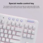 Logitech Aurora G713 RGB Wired Game E-sports 87-key Mechanical Keyboard with Palm Support, Red Shaft - Image 4