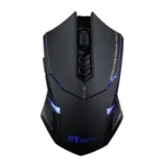ET X-08 7-keys 2400DPI 2.4G Wireless Mute Gaming Mouse with USB Receiver & Colorful Backlight