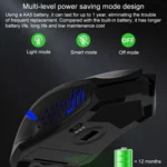 ET X-08 7-keys 2400DPI 2.4G Wireless Mute Gaming Mouse with USB Receiver & Colorful Backlight - Image 4