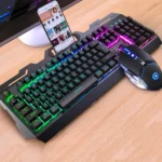 YINDIAO V2 Silent Mechanical Feel Gaming Keyboard Mouse Set