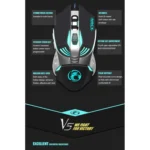iMICE V5 USB 7 Buttons 4000 DPI Wired Optical Colorful Backlight Gaming Mouse for Computer PC Laptop - Image 4