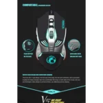 iMICE V5 USB 7 Buttons 4000 DPI Wired Optical Colorful Backlight Gaming Mouse for Computer PC Laptop - Image 7