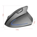 HXSJ T22 2.4GHz Wireless 4-Keys 2400 DPI Adjustable Ergonomics Optical Vertical Mouse - Image 5